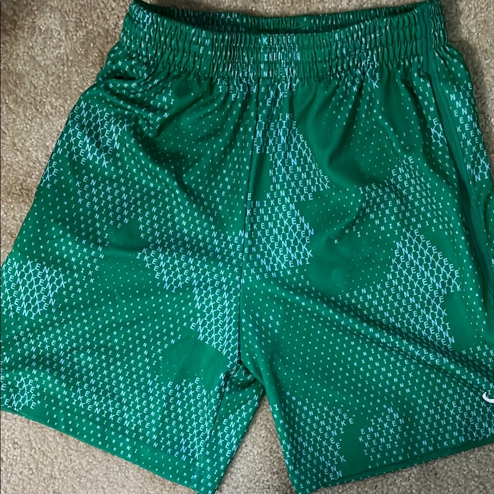Nike Green Athletic Shorts
